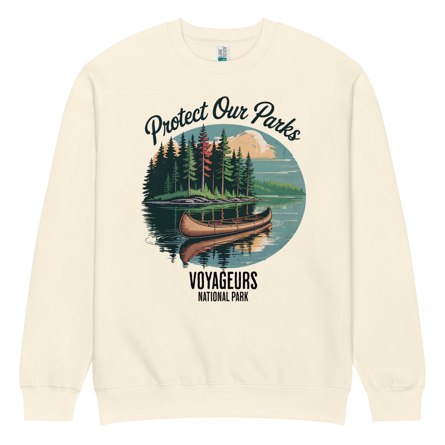 Protect Our Parks Voyageurs Crewneck Sweatshirt Sweatshirt Park Service Apparel Sandshell S