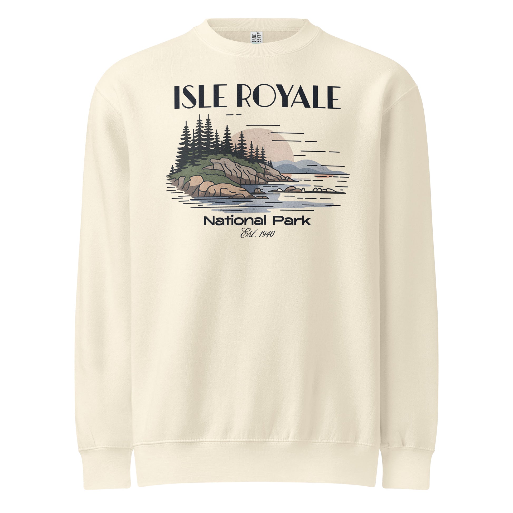 Isle Royale Crewneck Sweatshirt Sweater Park Service Apparel