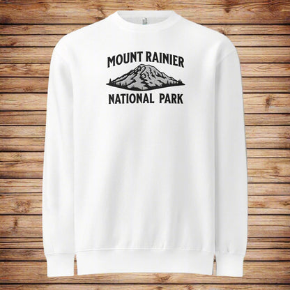 Mount Rainier Emroidered Mountain Crewneck Sweatshirt Sweatshirt Park Service Apparel
