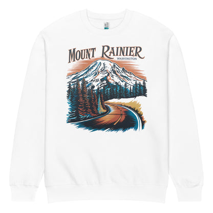 Road to Rainier Crewneck Sweatshirt Sweatshirt Park Service Apparel White S