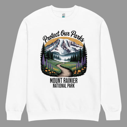 Protect Our Parks Rainier Crewneck Sweatshirt Sweatshirt Park Service Apparel White S