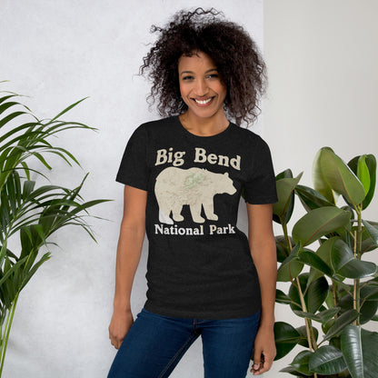 Big Bend Bear Topo Tee T-Shirt Park Service Apparel