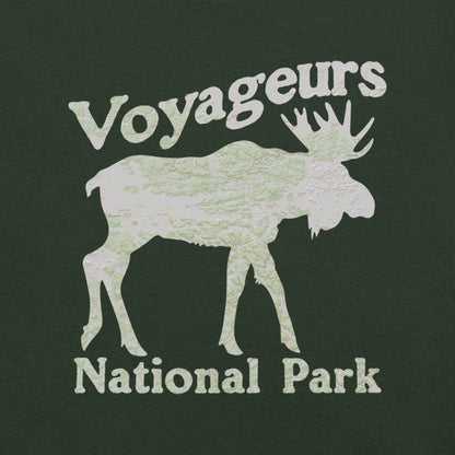 Voyageurs Moose Topo T-shirt T-Shirt Park Service Apparel