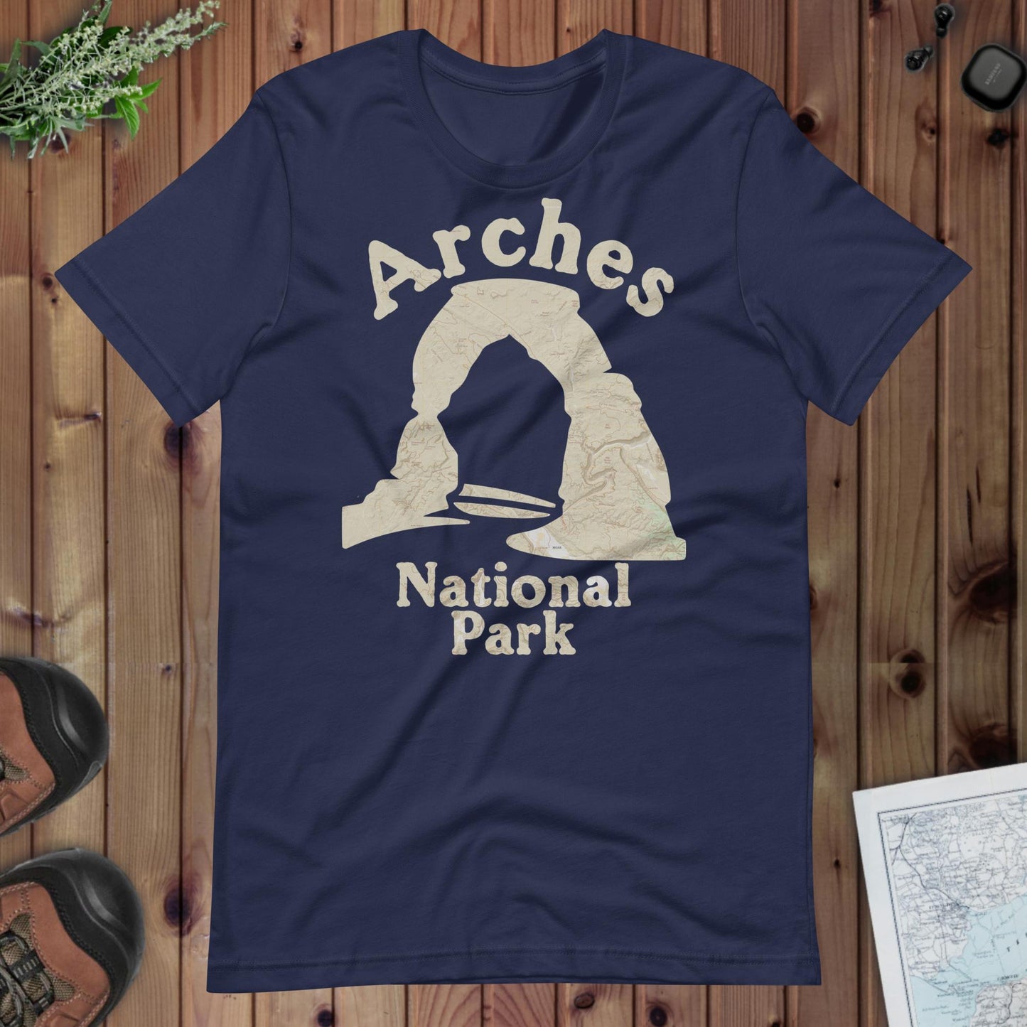 Arches Topo T-shirt T-Shirt Park Service Apparel Navy XS