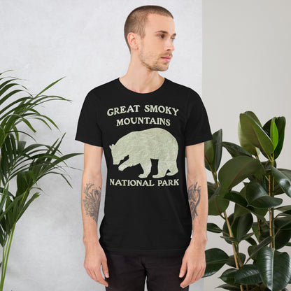 Great Smoky Mountains Bear Topo T-shirt T-Shirt Park Service Apparel