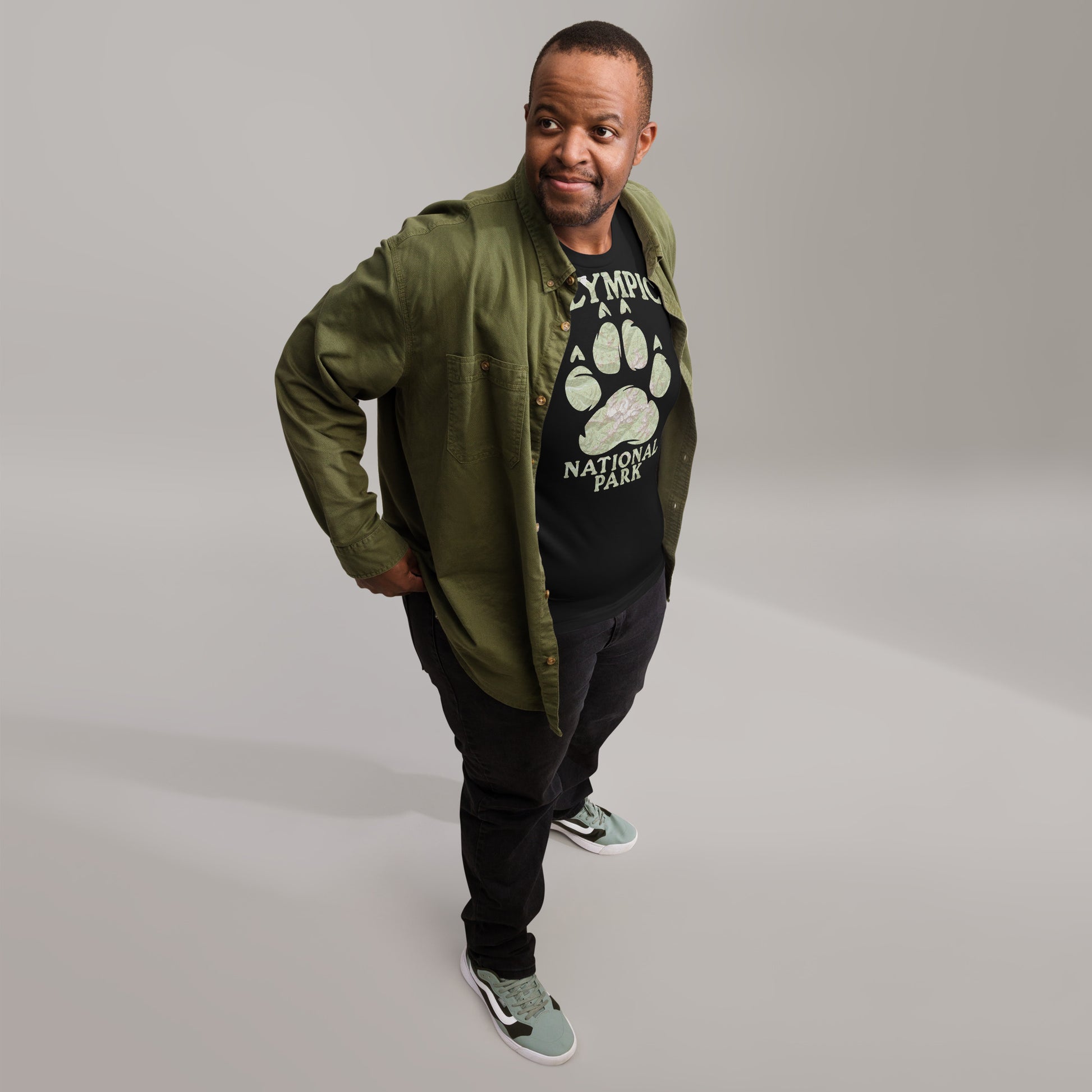 Olympic Bear Paw Topo T-shirt T-Shirt Park Service Apparel