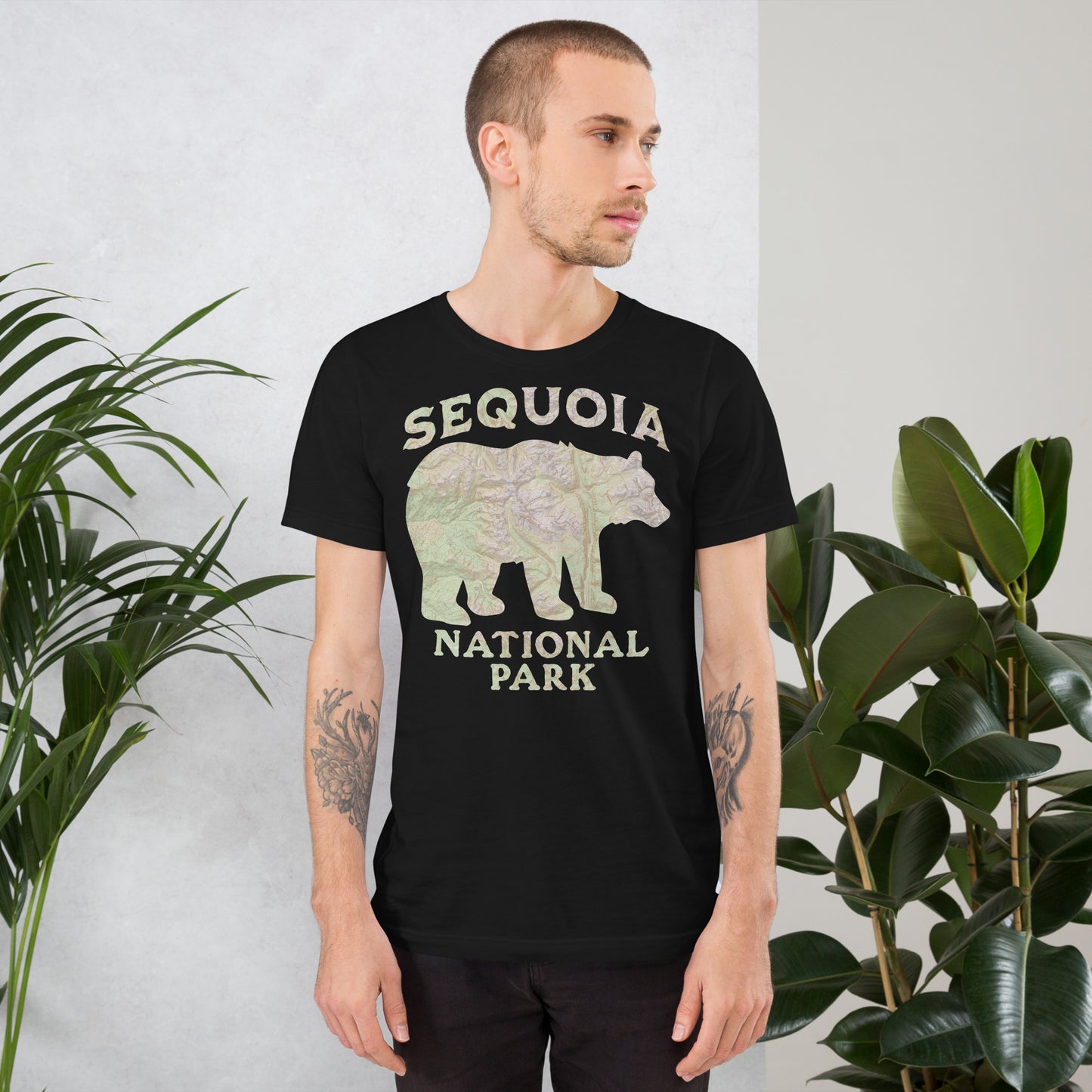 Sequoia Black Bear Topo T-shirt T-Shirt Park Service Apparel