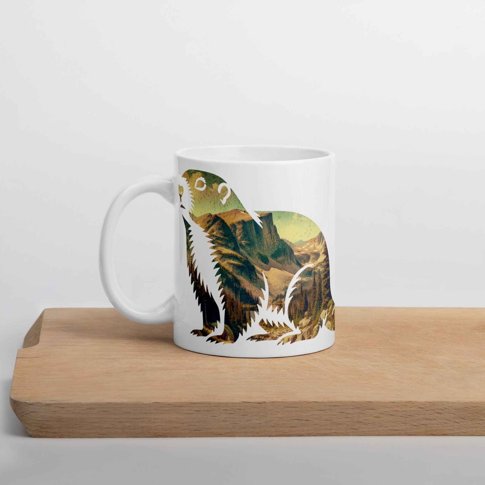 Rocky Mountain National Park Marmot Mug 11oz, 15oz, and 20oz, Mega Mug Park Service Apparel