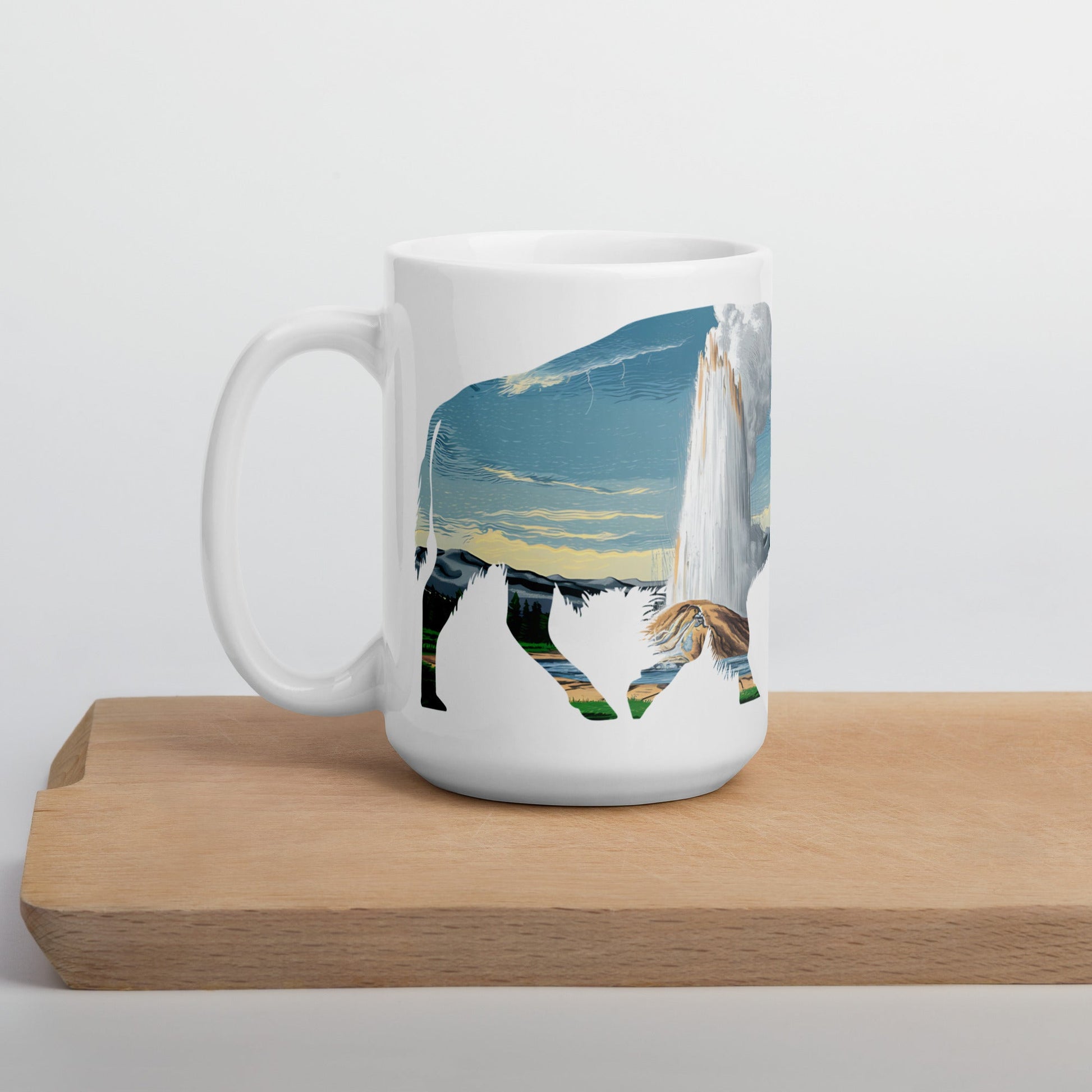 Yellowstone National Park Bison Mug Park Service Apparel