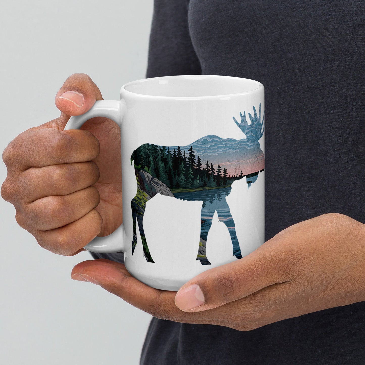 Isle Royale Moose National Park Mug 11oz, 15oz, 20oz Park Service Apparel