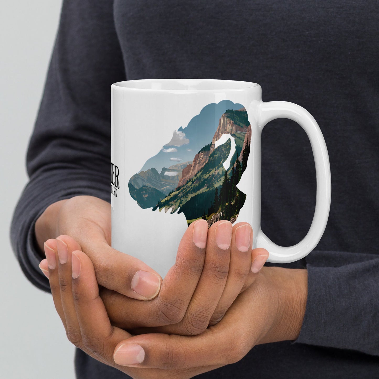 Glacier National Park Big Horned Sheep Mug 11oz, 15oz, 20oz Park Service Apparel
