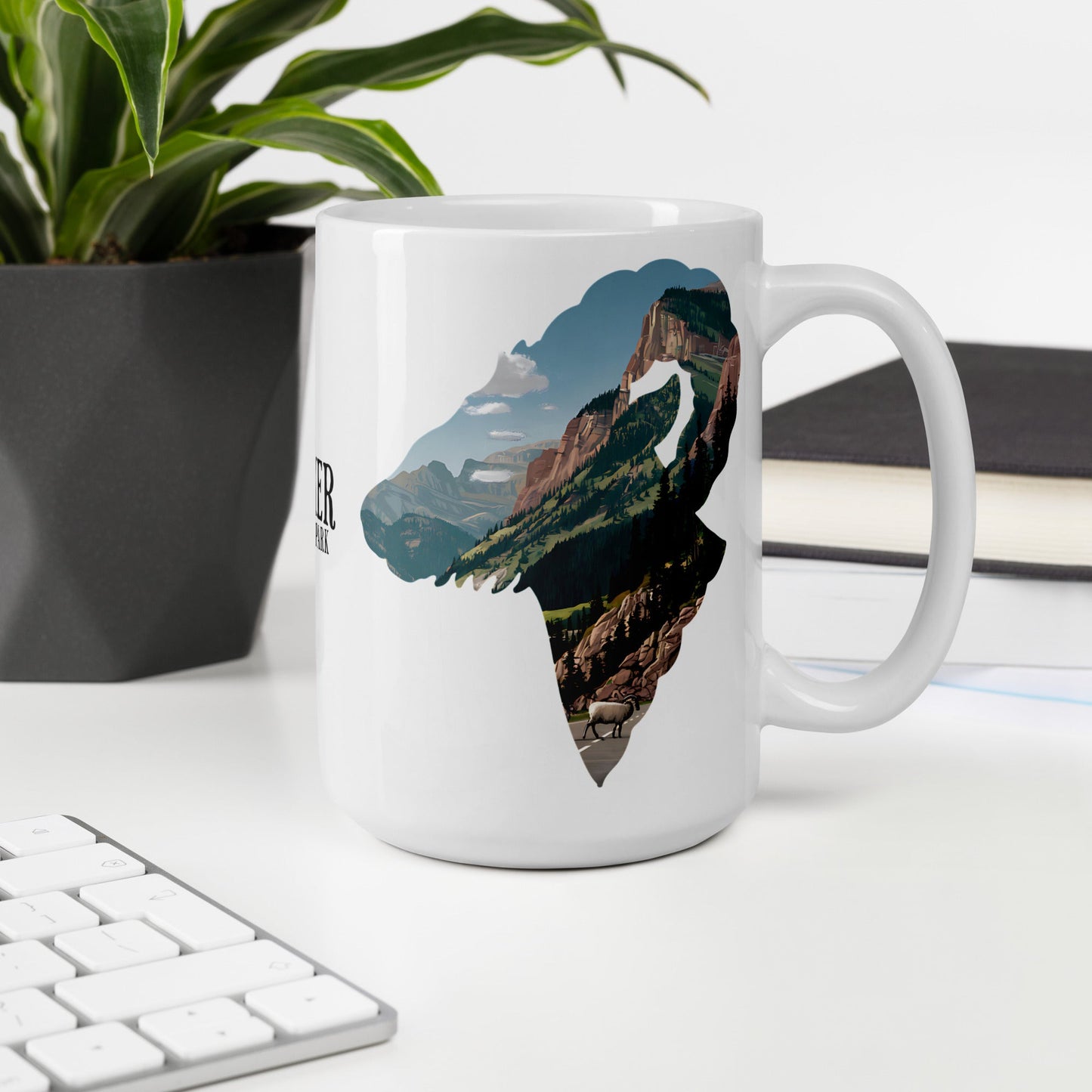 Glacier National Park Big Horned Sheep Mug 11oz, 15oz, 20oz Park Service Apparel