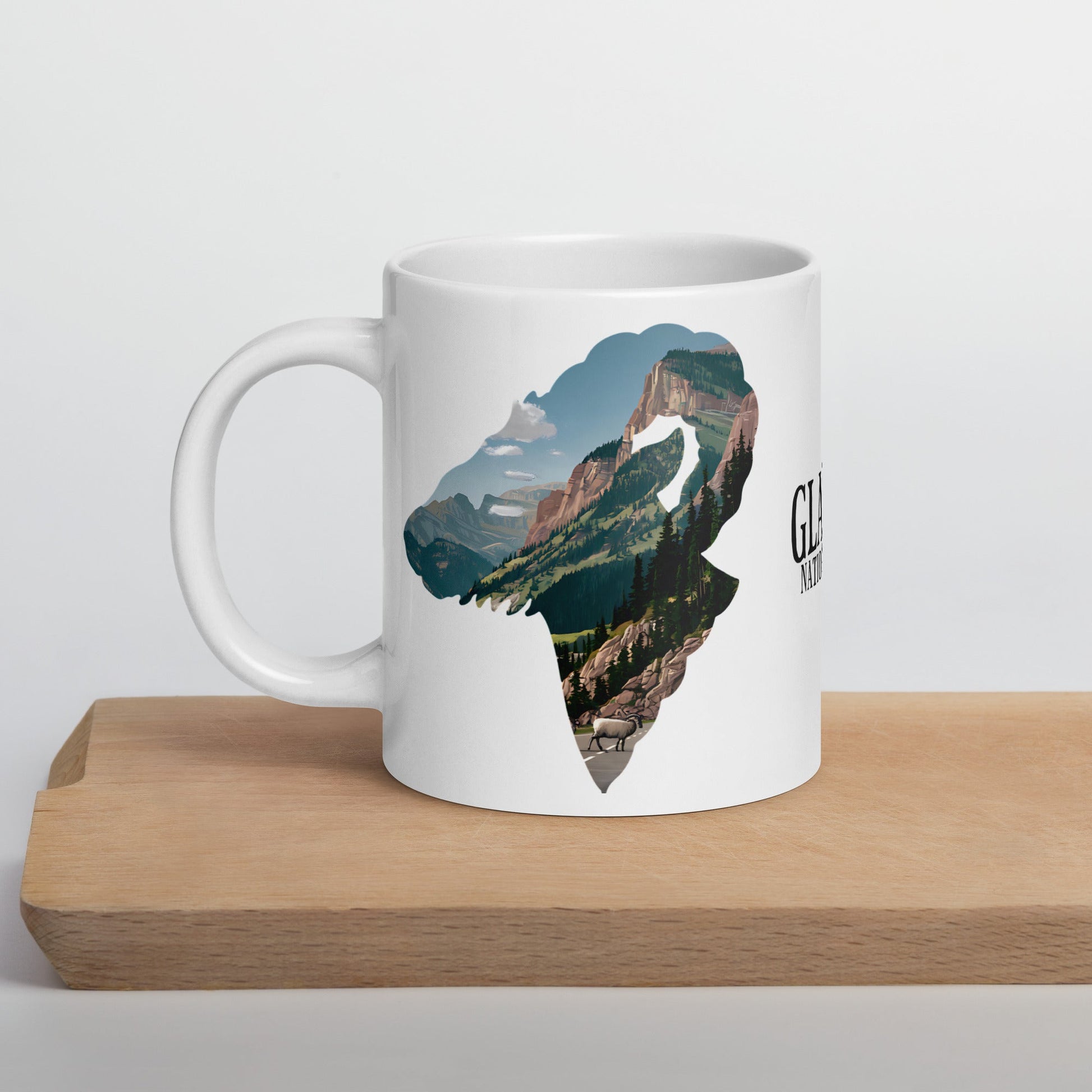 Glacier National Park Big Horned Sheep Mug 11oz, 15oz, 20oz Park Service Apparel